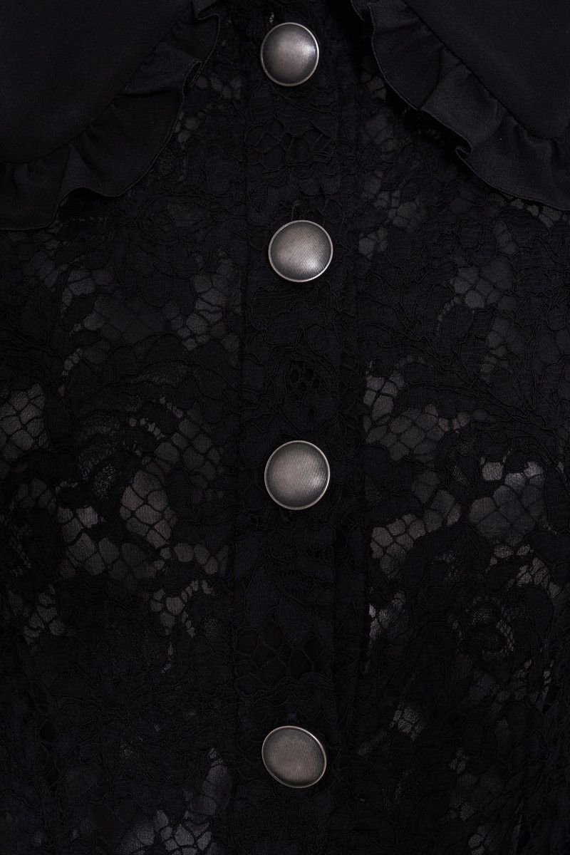 LACE DRESS WITH COLLAR AND BUTTONS 3