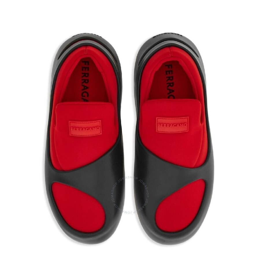 Ferragamo Logo-Patch Panelled Sneakers - 2