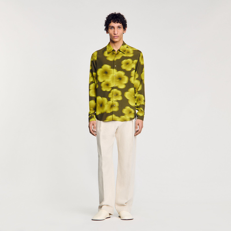 Sandro LOOSE-FIT FLORAL SHIRT outlook