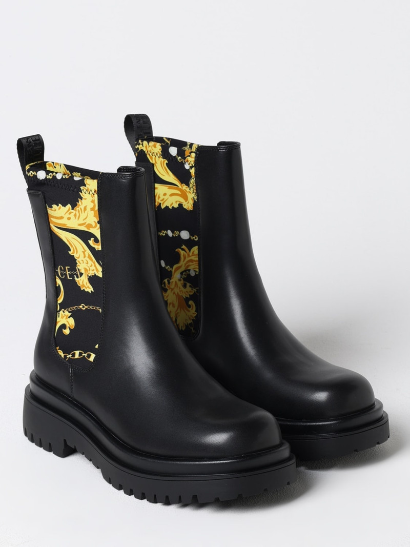 VERSACE JEANS COUTURE Flat ankle boots woman Versace Jeans Couture outlook