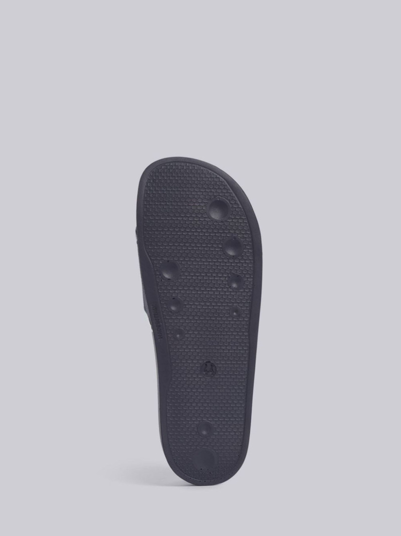 grosgrain-trim terrycloth slides 5