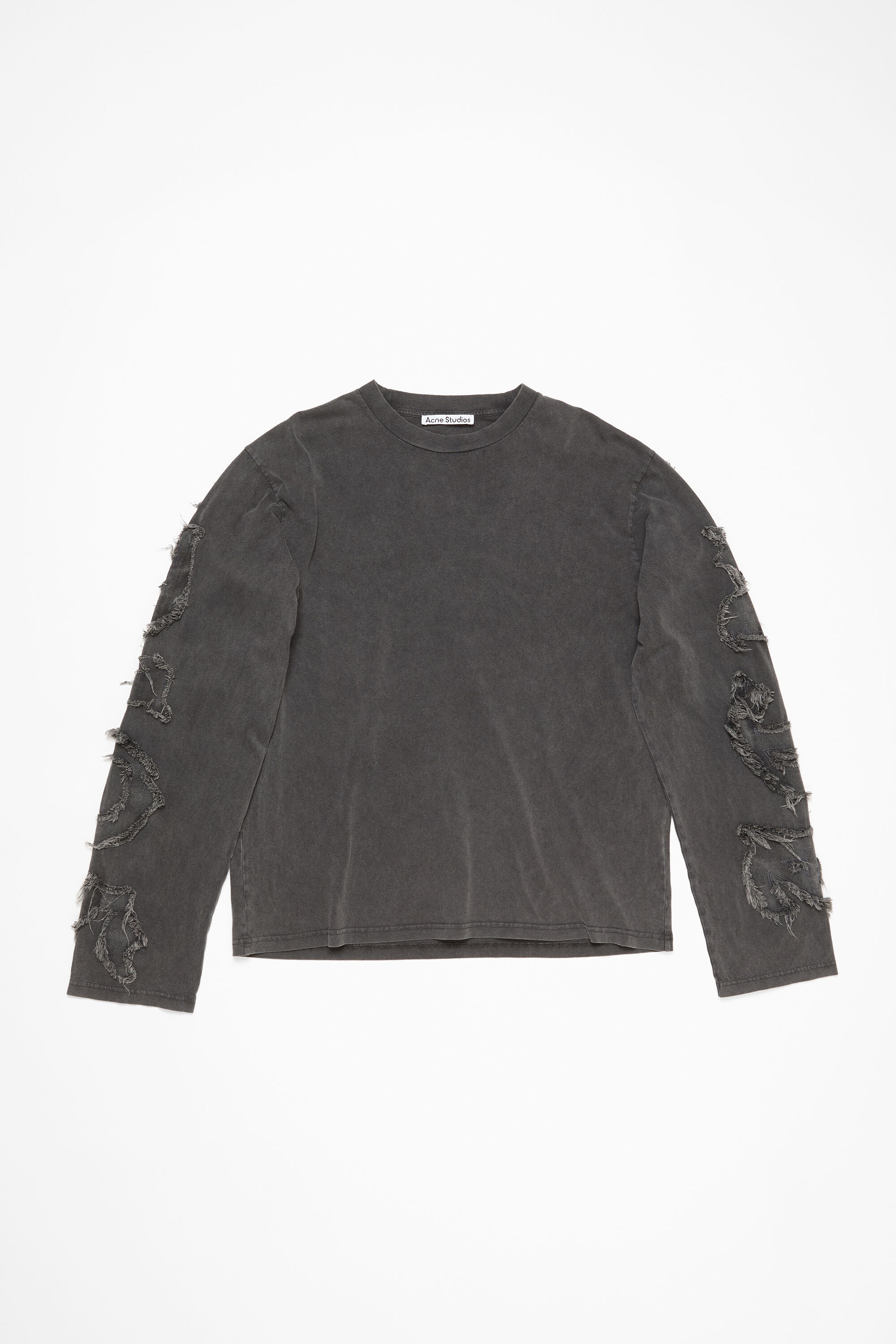 Logo long sleeve top - Faded black - 5