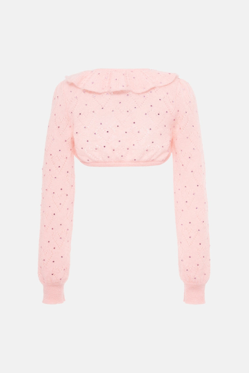 KNITTED MOHAIR BOLERO WITH HOTFIX 2