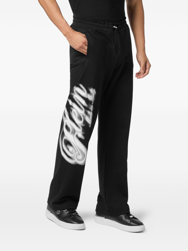 PHILIPP PLEIN signature-print track pants outlook