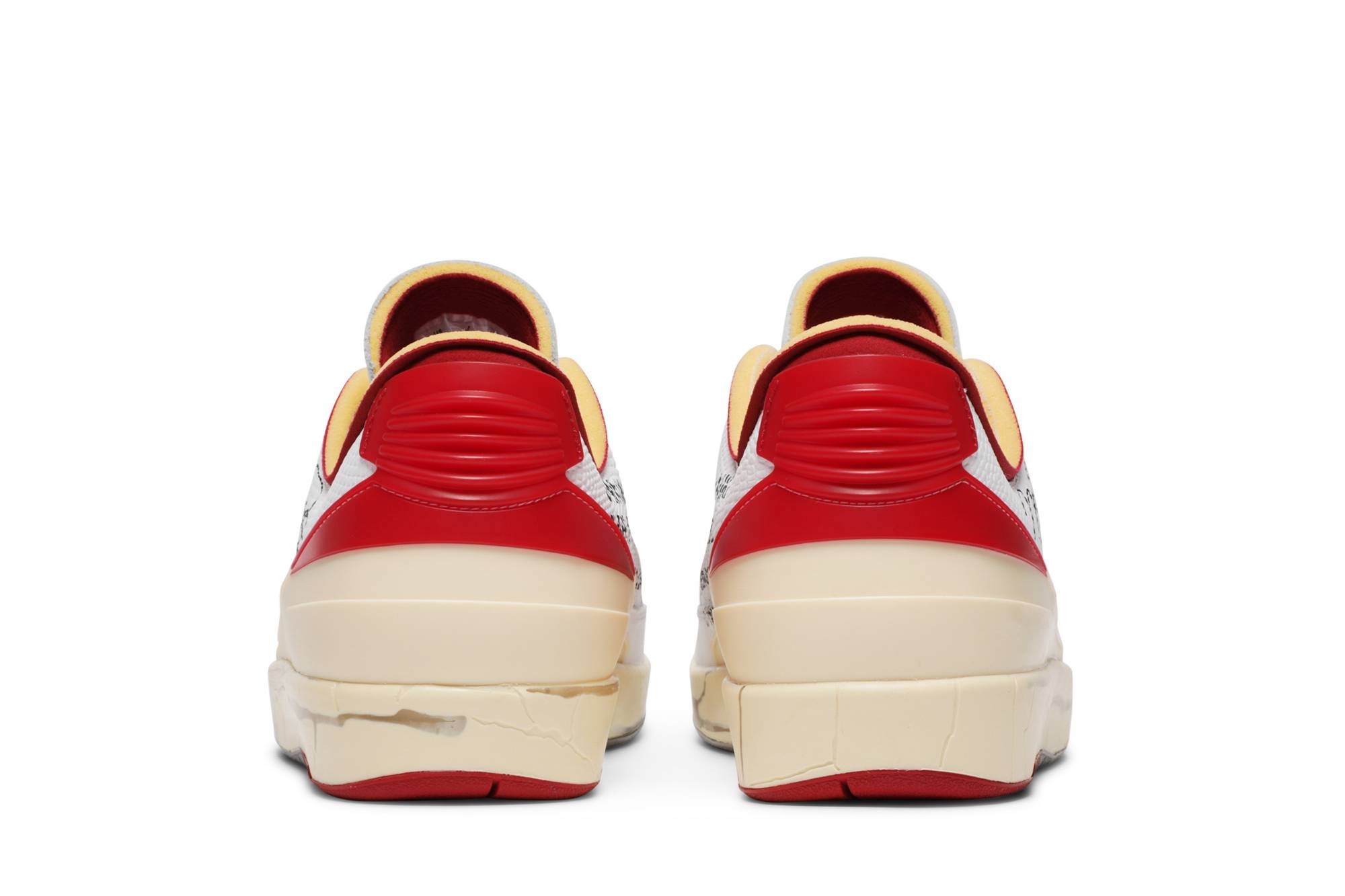 Off-White x Air Jordan 2 Retro Low SP 'White Varsity Red' - 6