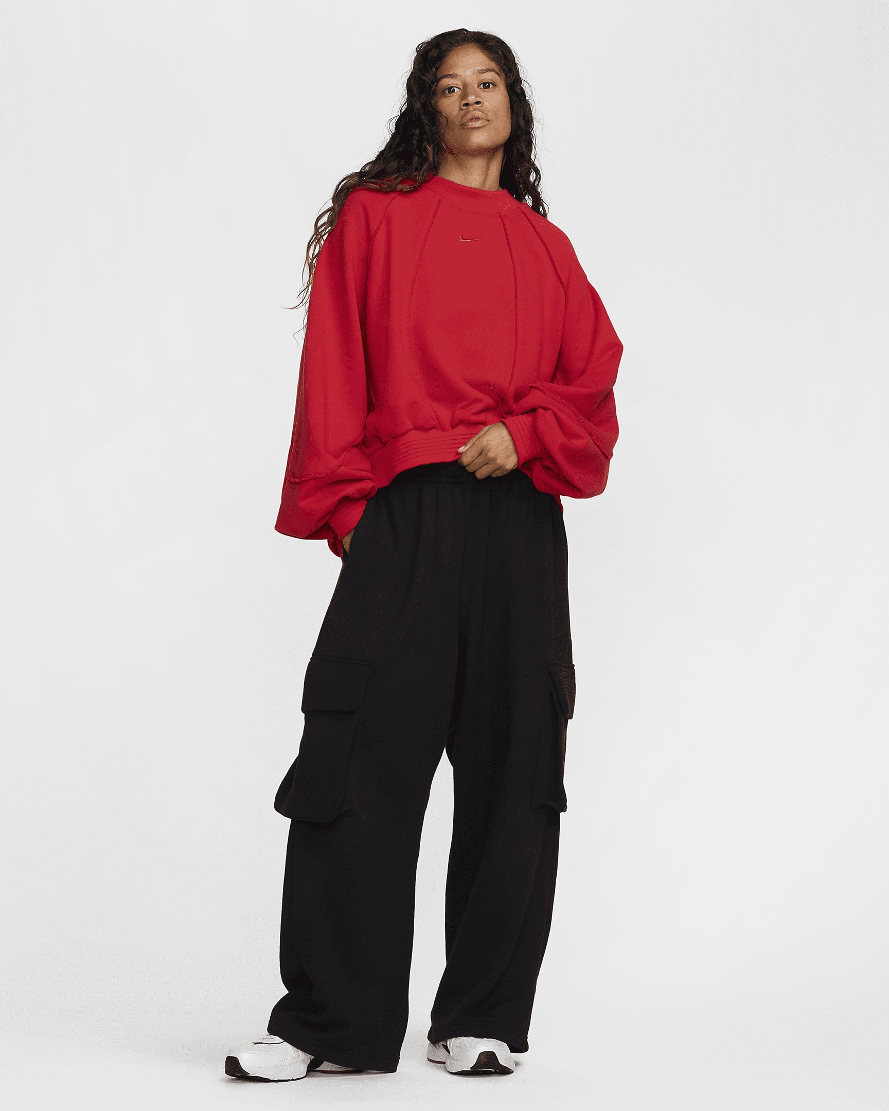 Nike Sportswear Collection Women's Oversized Crew-Neck French Terry Sweatshirt - 6