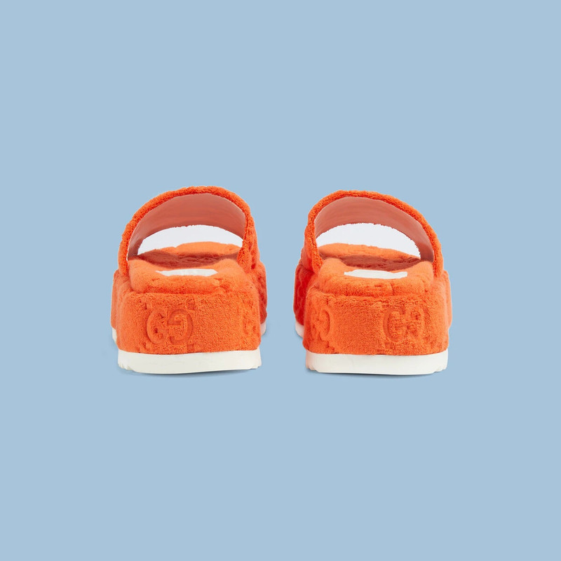 GUCCI Women's GG platform sandal outlook