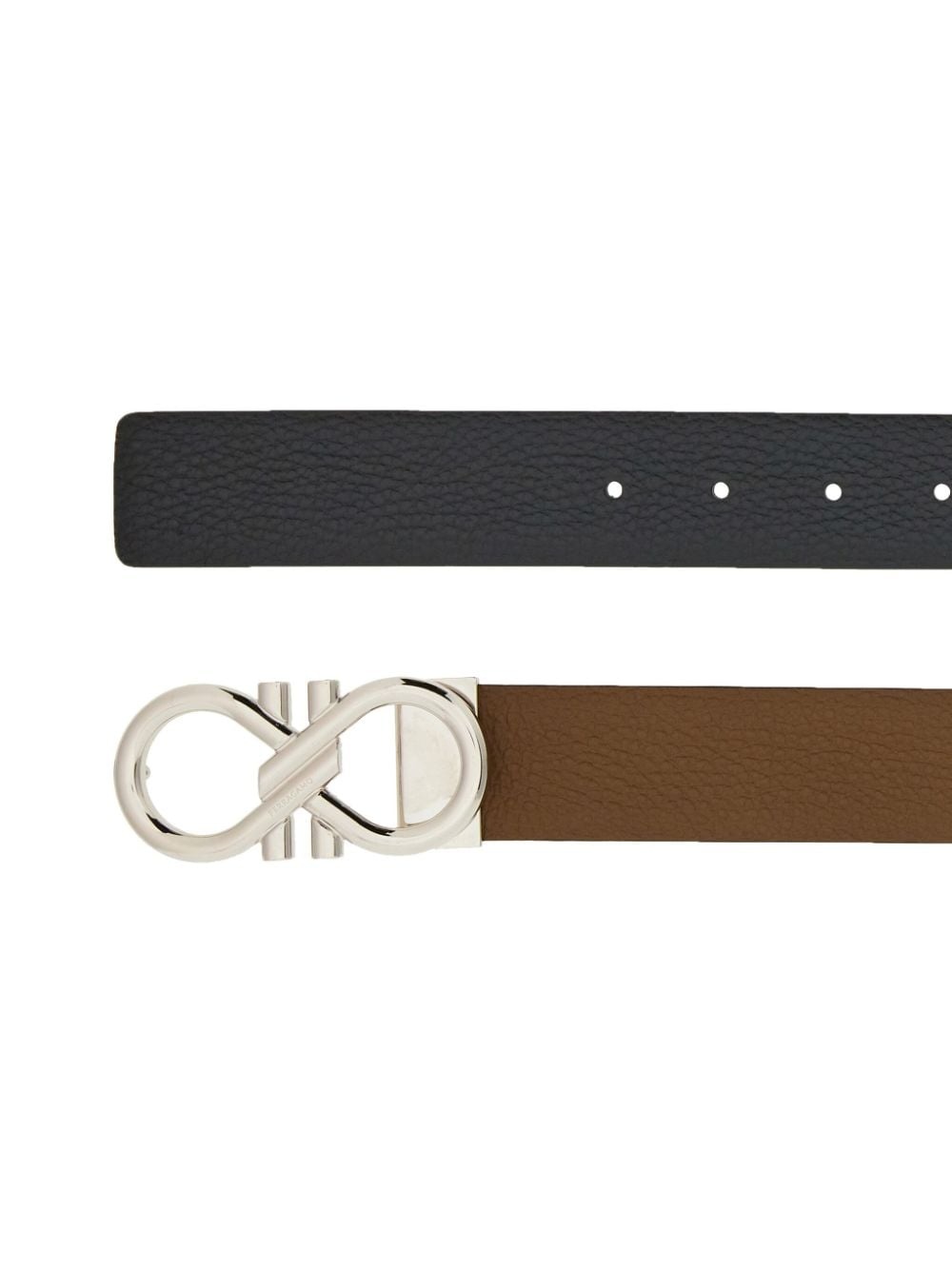 Gancini-buckle reversible belt - 2