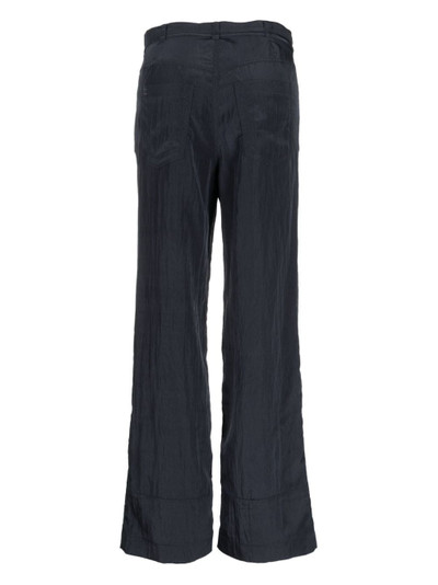 LOW CLASSIC drawstring-waist crinkled trousers outlook