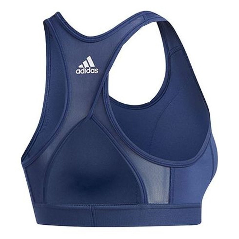 adidas (WMNS) adidas Don't Rest 3-Stripes Bra 'Blue White' FL2053 outlook
