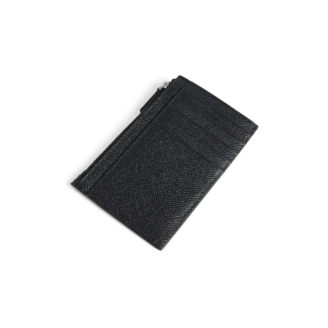 Men's Passport Long Coin And Card Holder in Black - 2