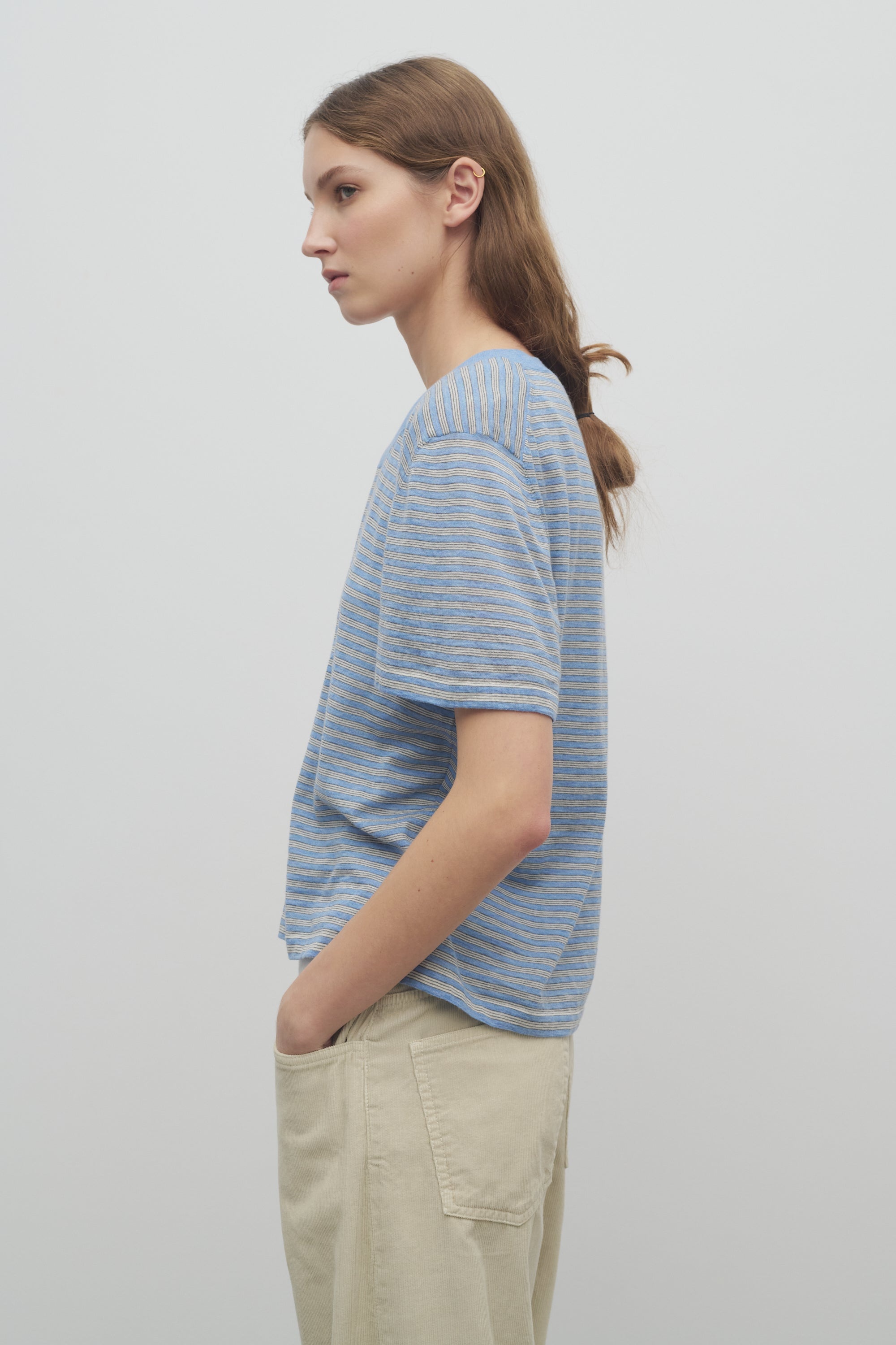 Jansu Top in Cashmere and Cotton - 4