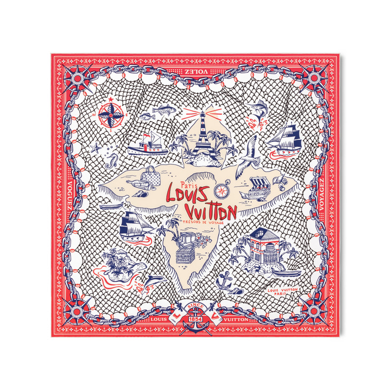 LV Ocean Treasure Map Square 70 1