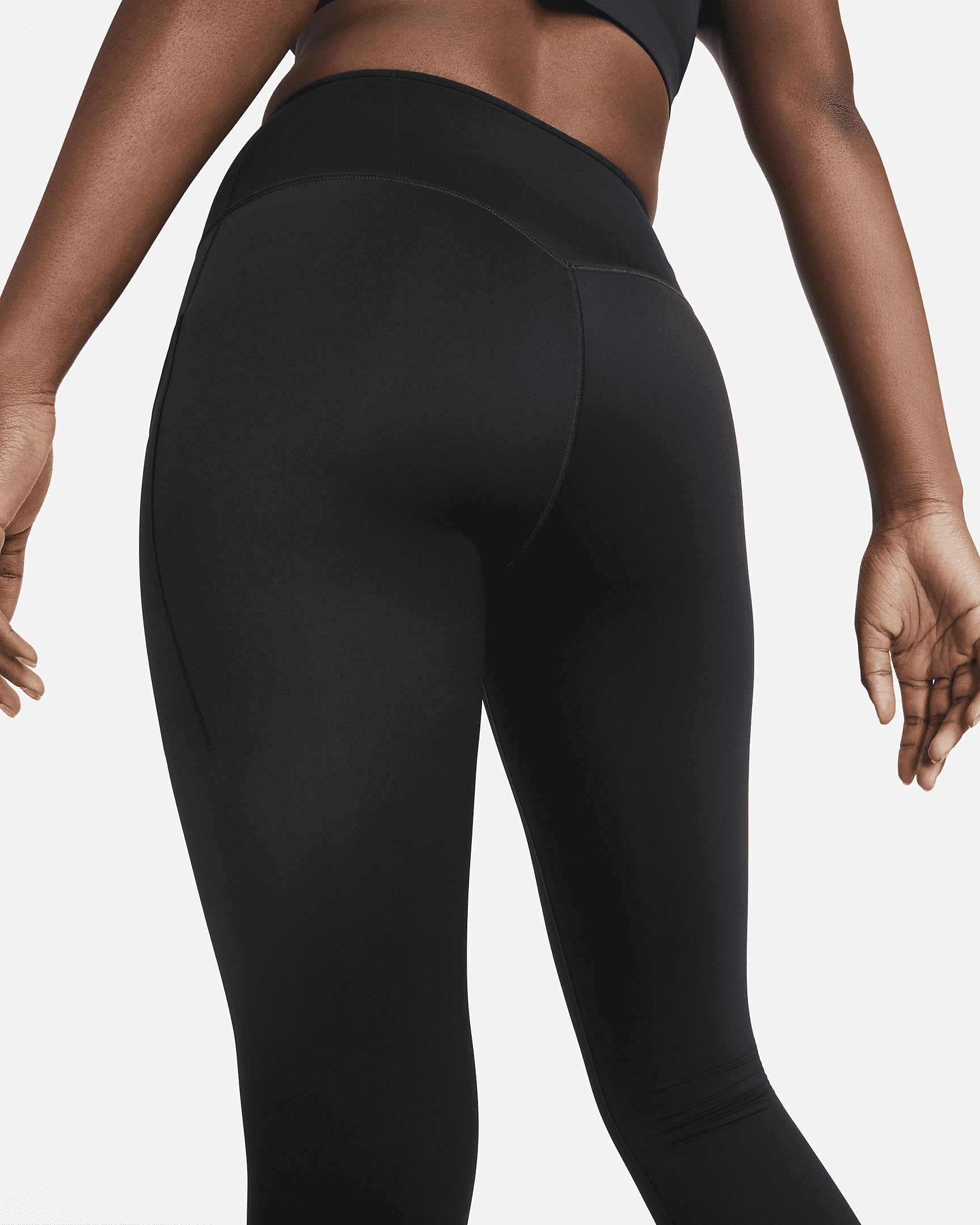 Nike Go Women's Firm-Support Mid-Rise Full-Length Leggings with Pockets - 6