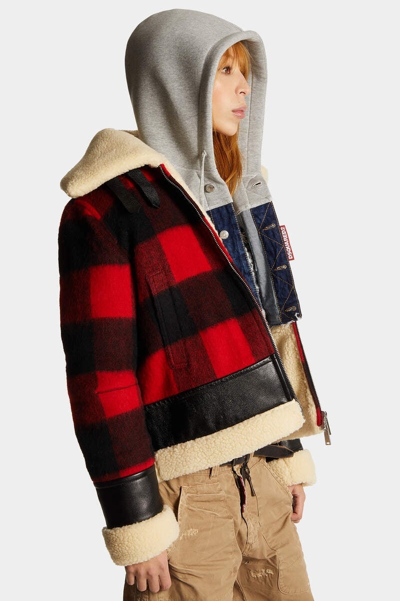 WOOL AVIATOR JACKET - 5