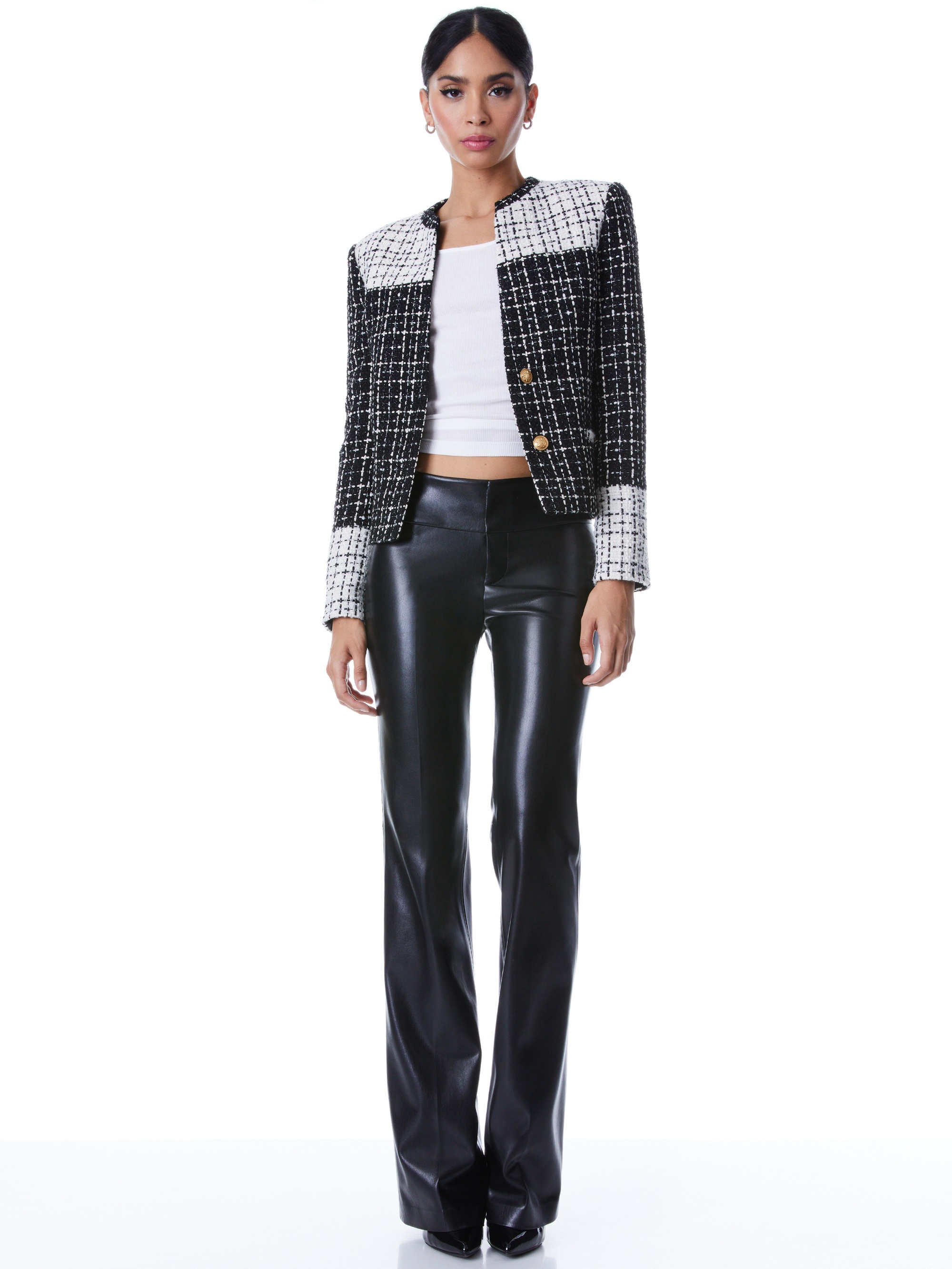 JAYDN COMBINATION TWEED JACKET - 4