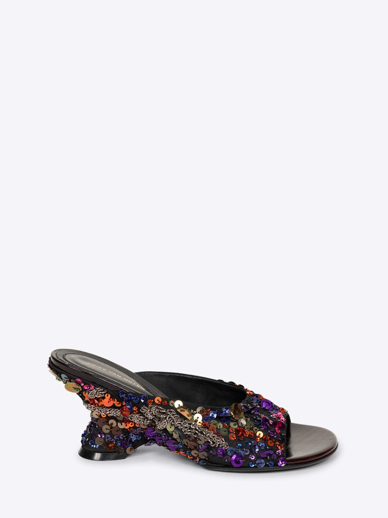 EMBELLISHED OPEN-TOE MULES 1