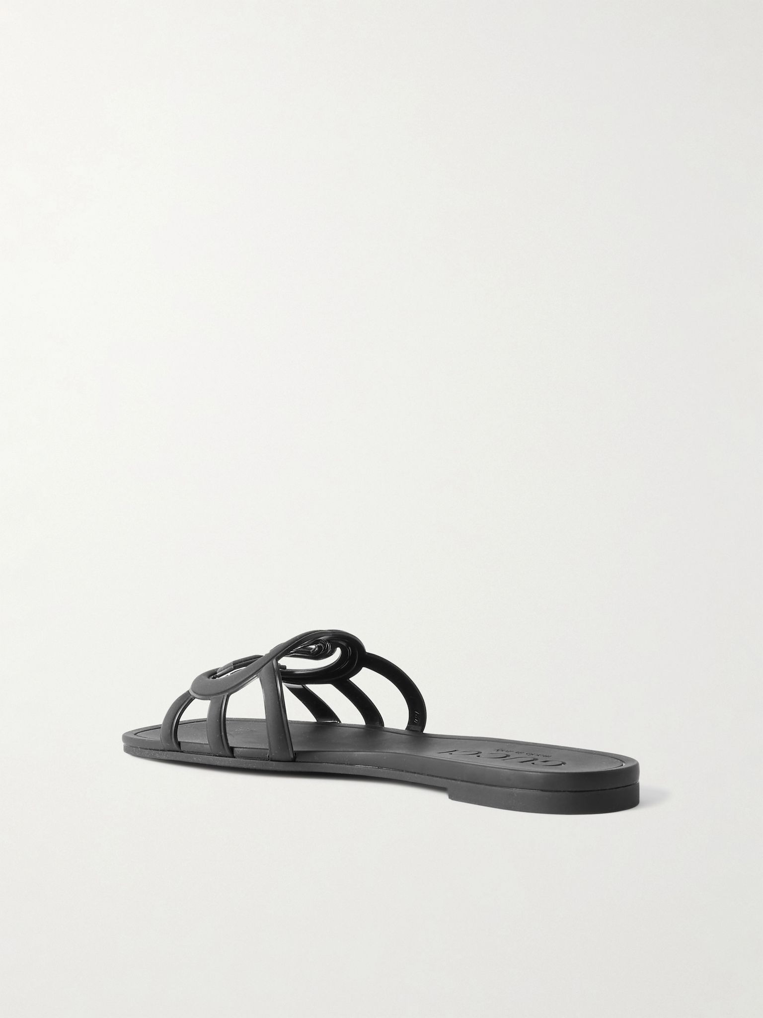 Rubber slides Black - 4