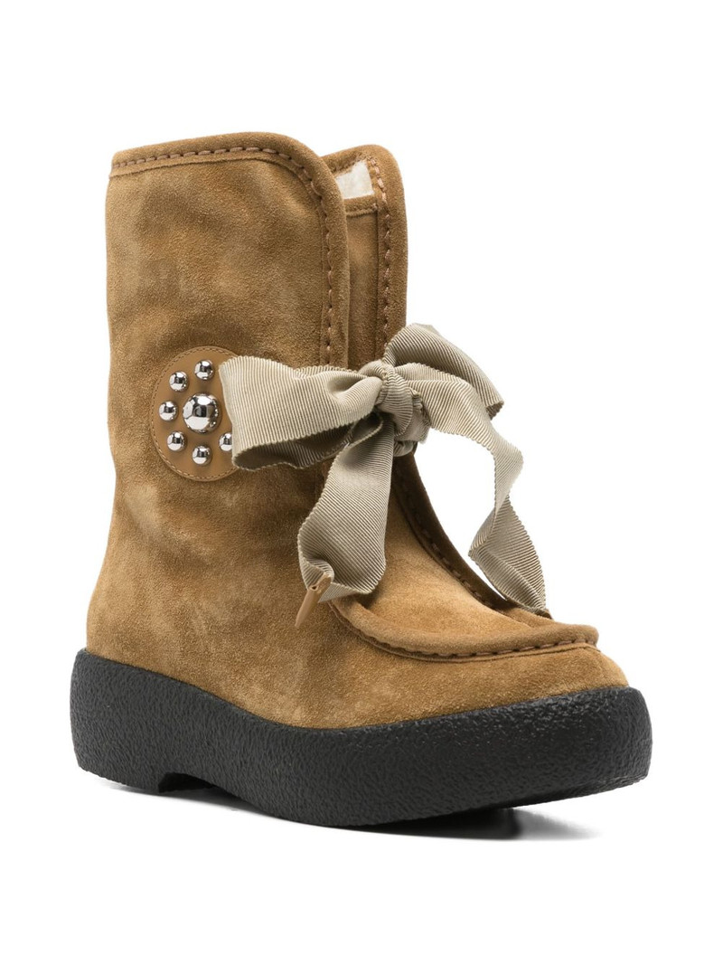 Valentino suede ankle boots outlook