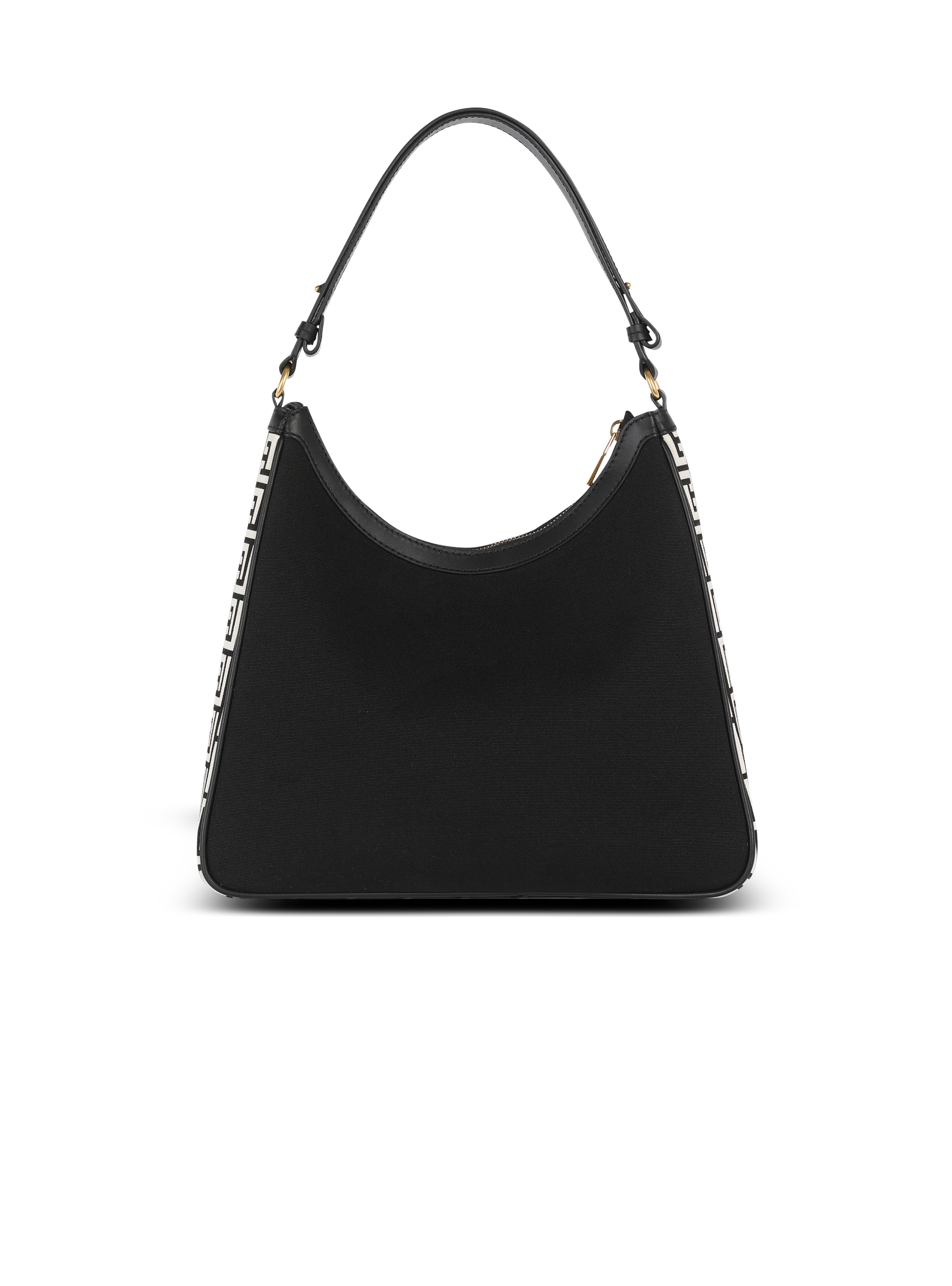 B-Army canvas bag with leather inserts - 4