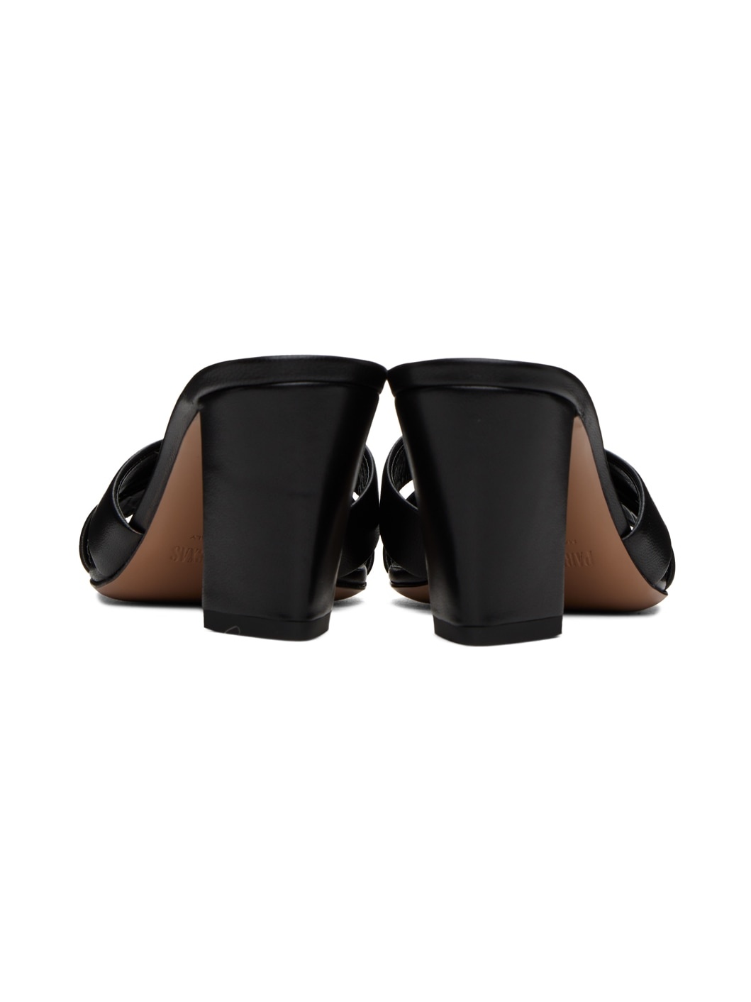 Black Dafne 70 Mules - 2