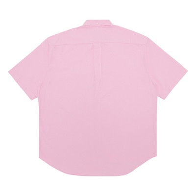 Supreme Supreme Loose Fit Short-Sleeve Oxford Shirt 'Pink' outlook