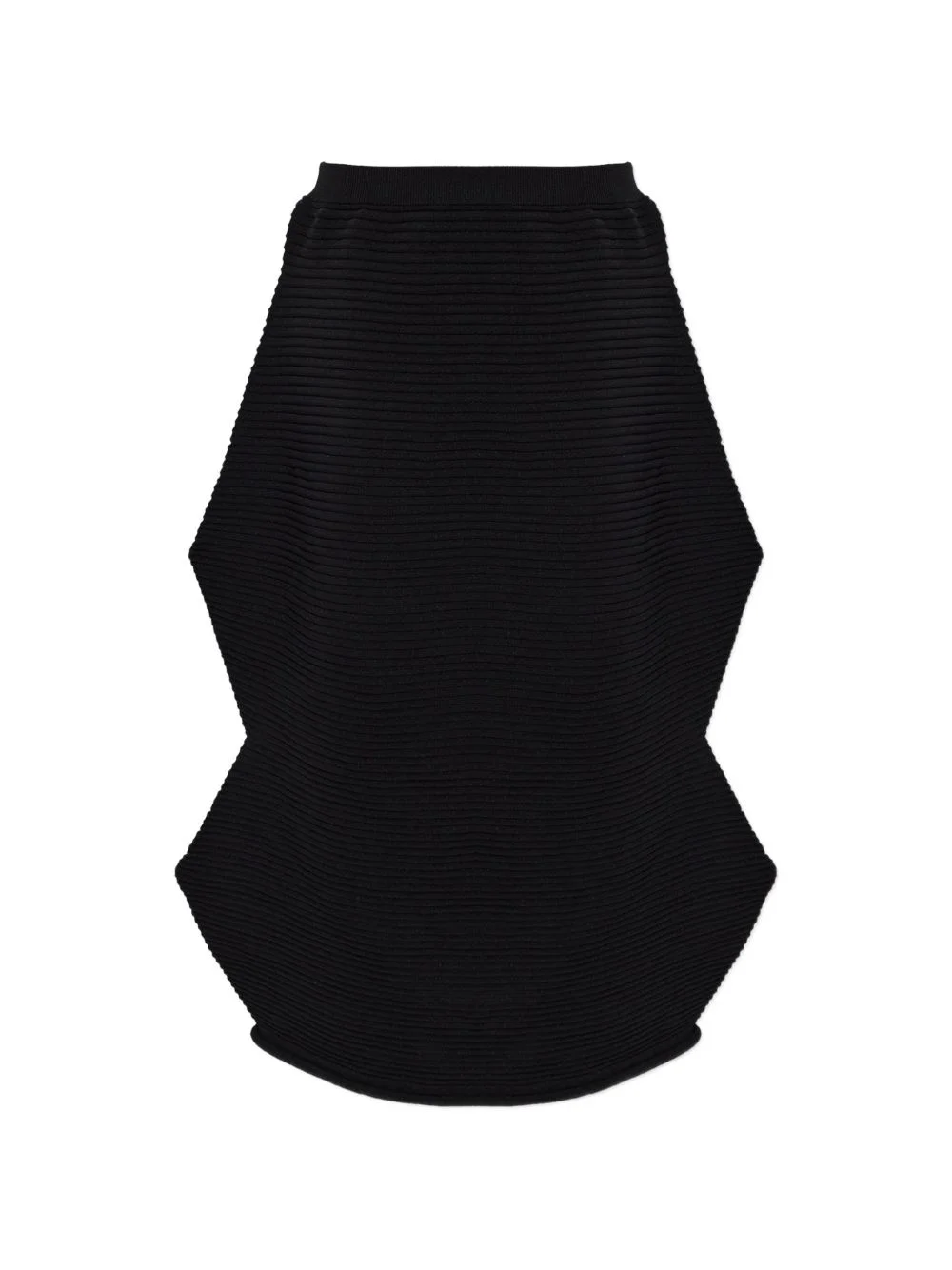 pleated sculptural maxi skirt - 1