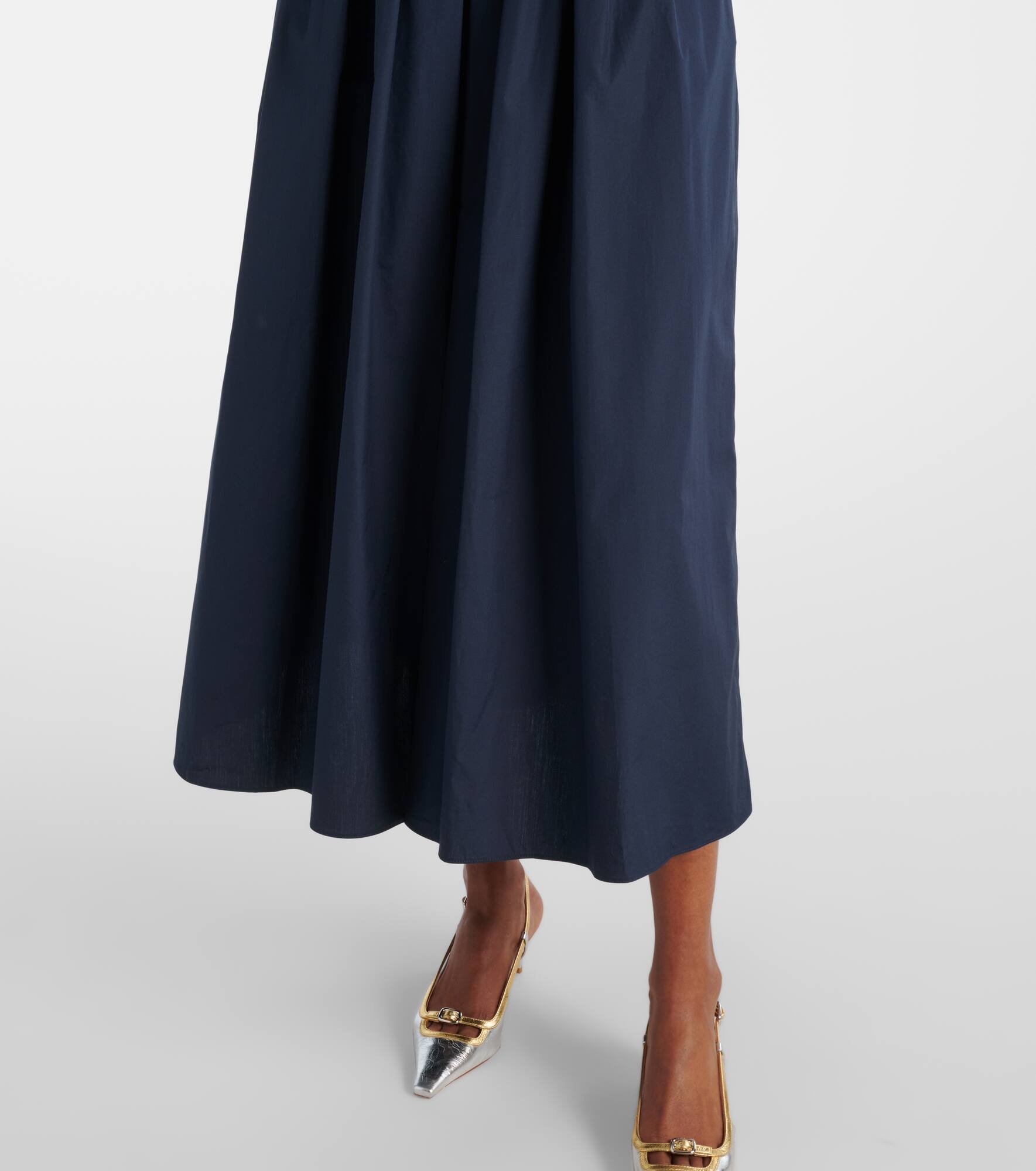 Ussita cotton poplin midi dress - 6