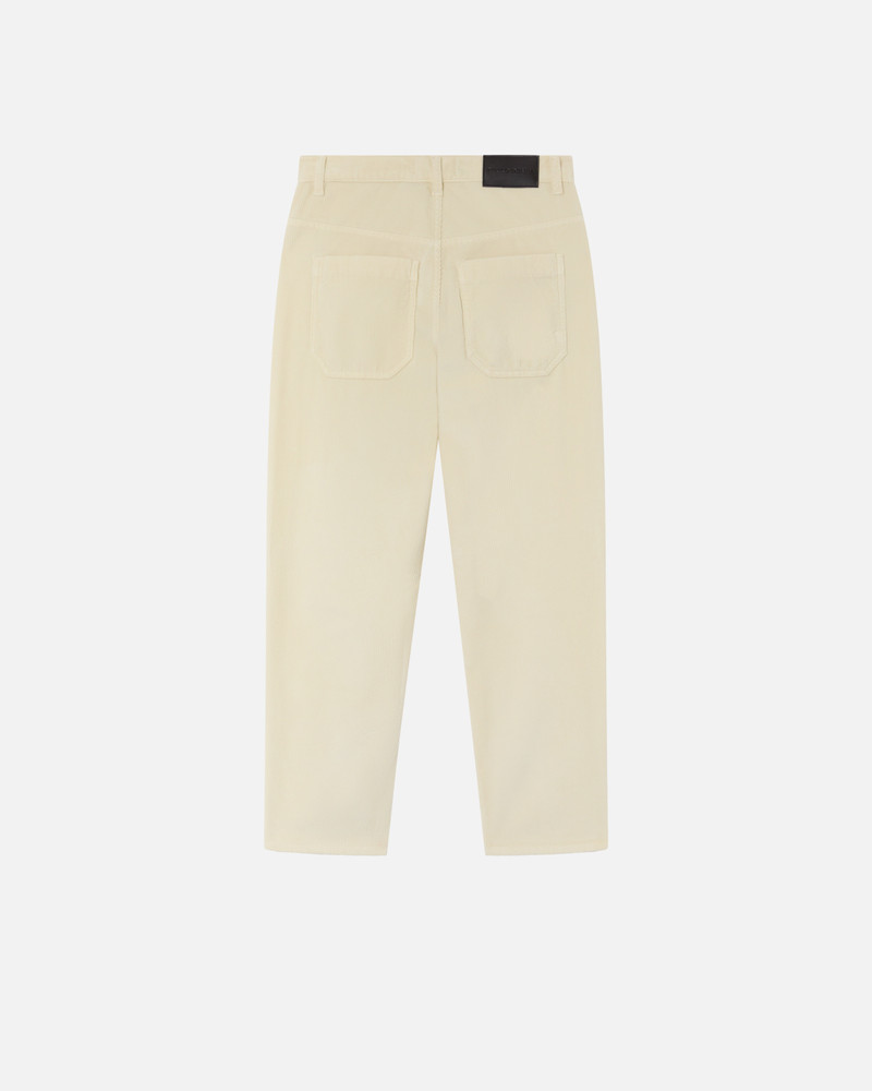STRIPED VELVET CHINOS 6