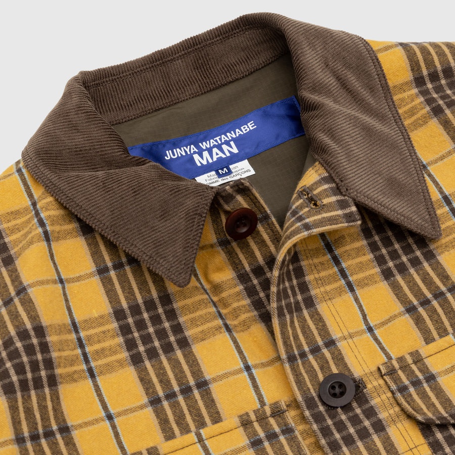 COTTON FLANNEL CHECK BLOUSON - 2