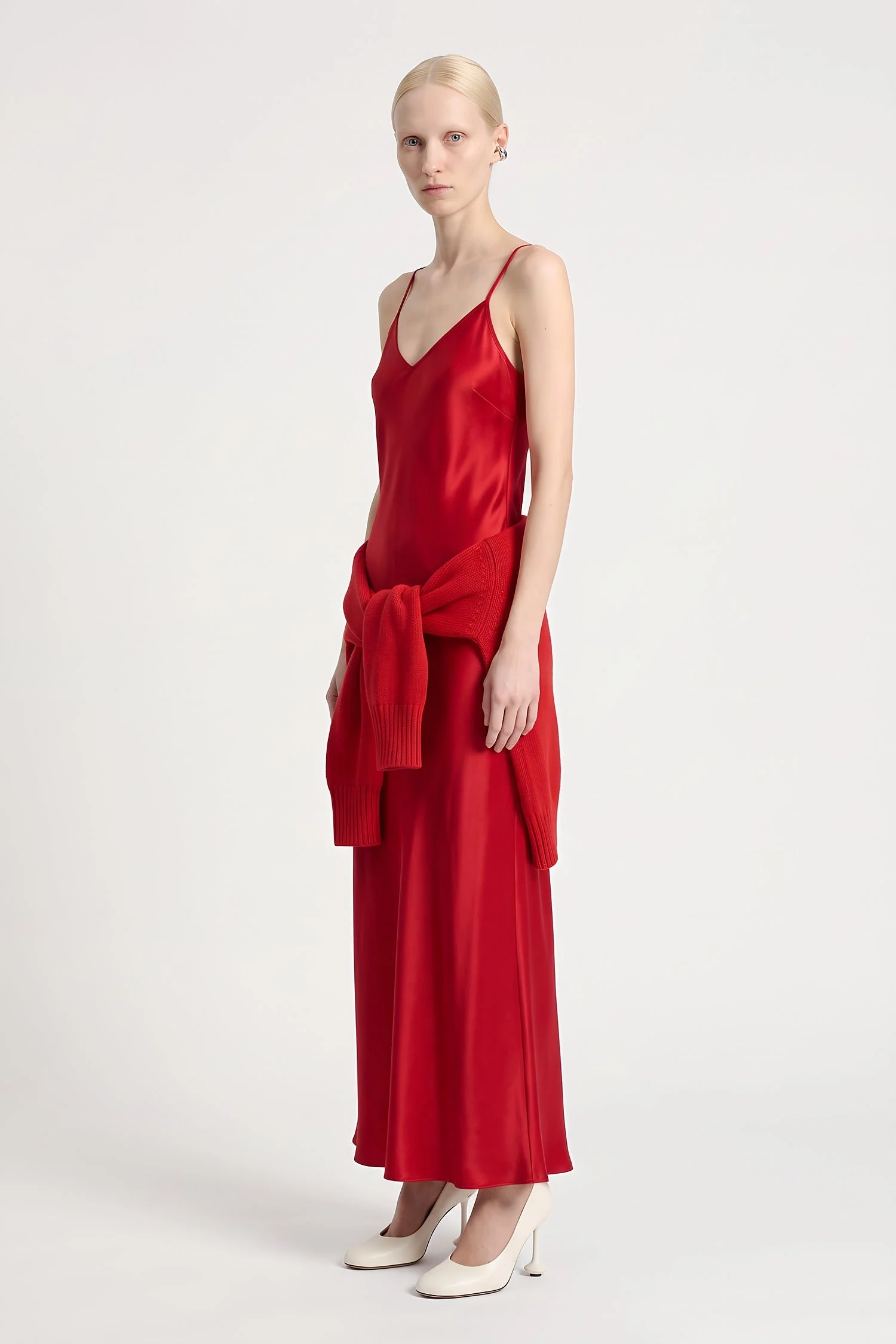 Olivia Charmeuse Slip Dress - 1
