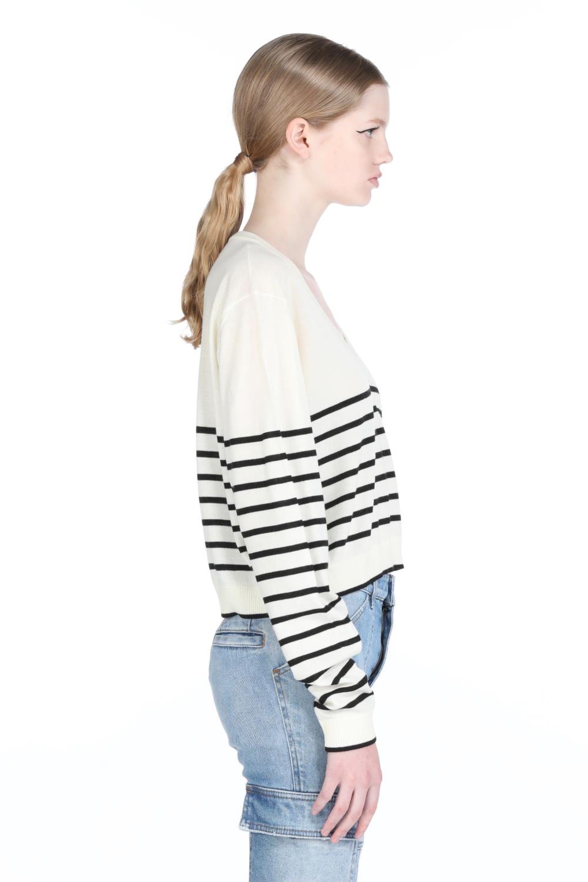 STRIPED WOOL SWEATER - 3