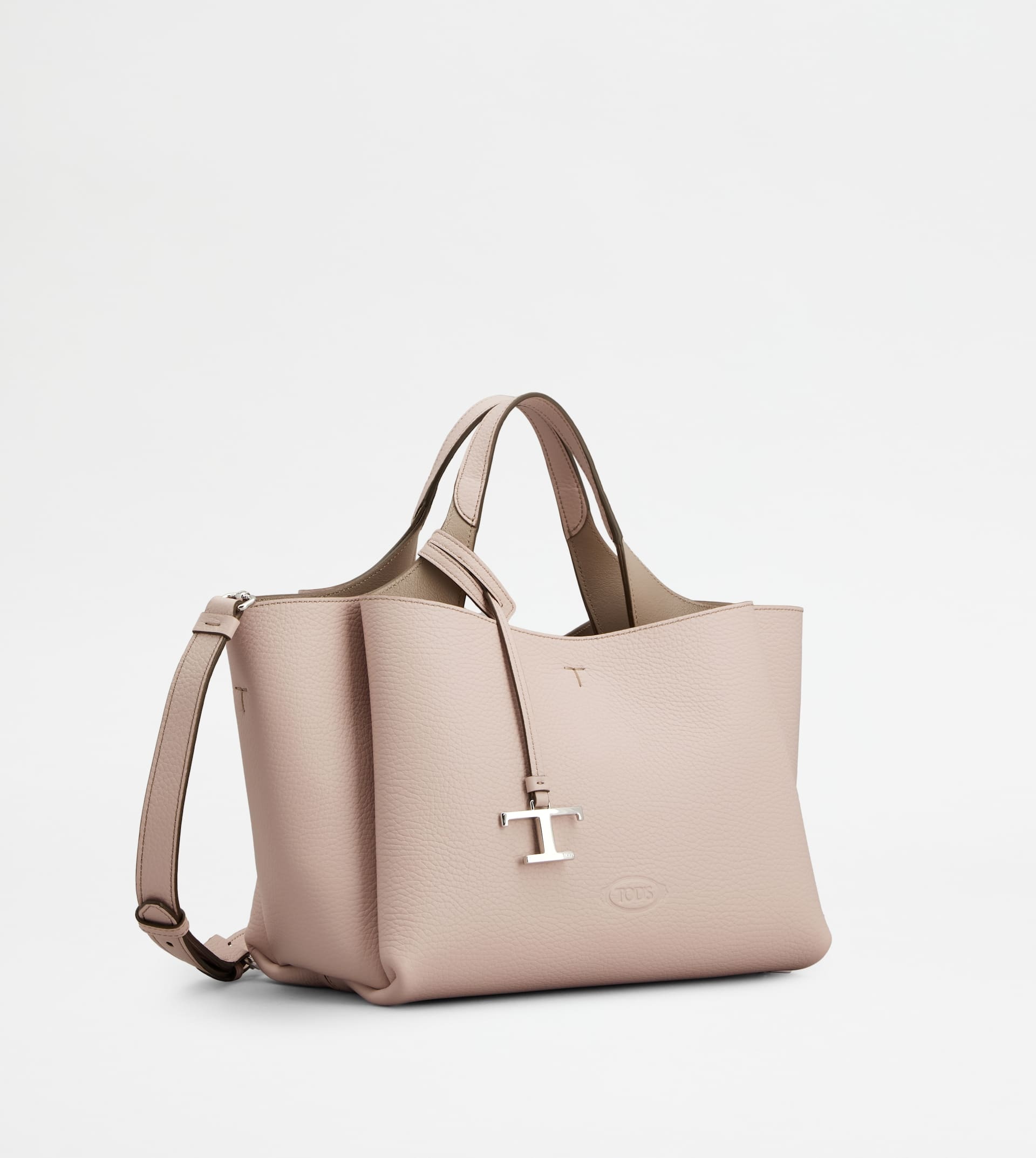 BAG IN LEATHER MINI - PINK, BEIGE - 2