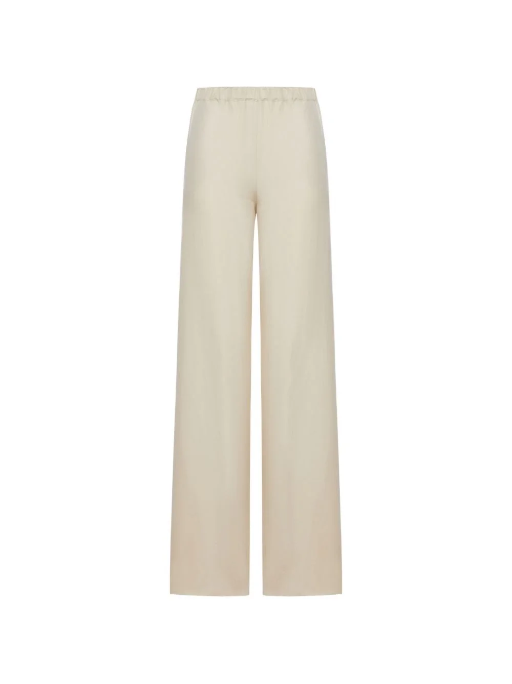 Linen and silk blend trousers - 1