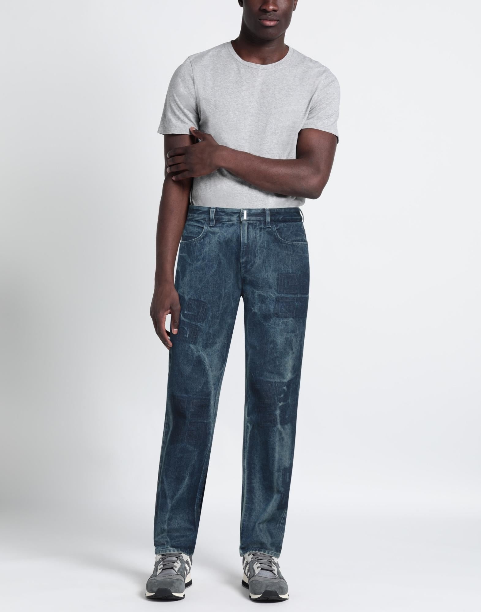 Blue Men's Denim Pants - 2