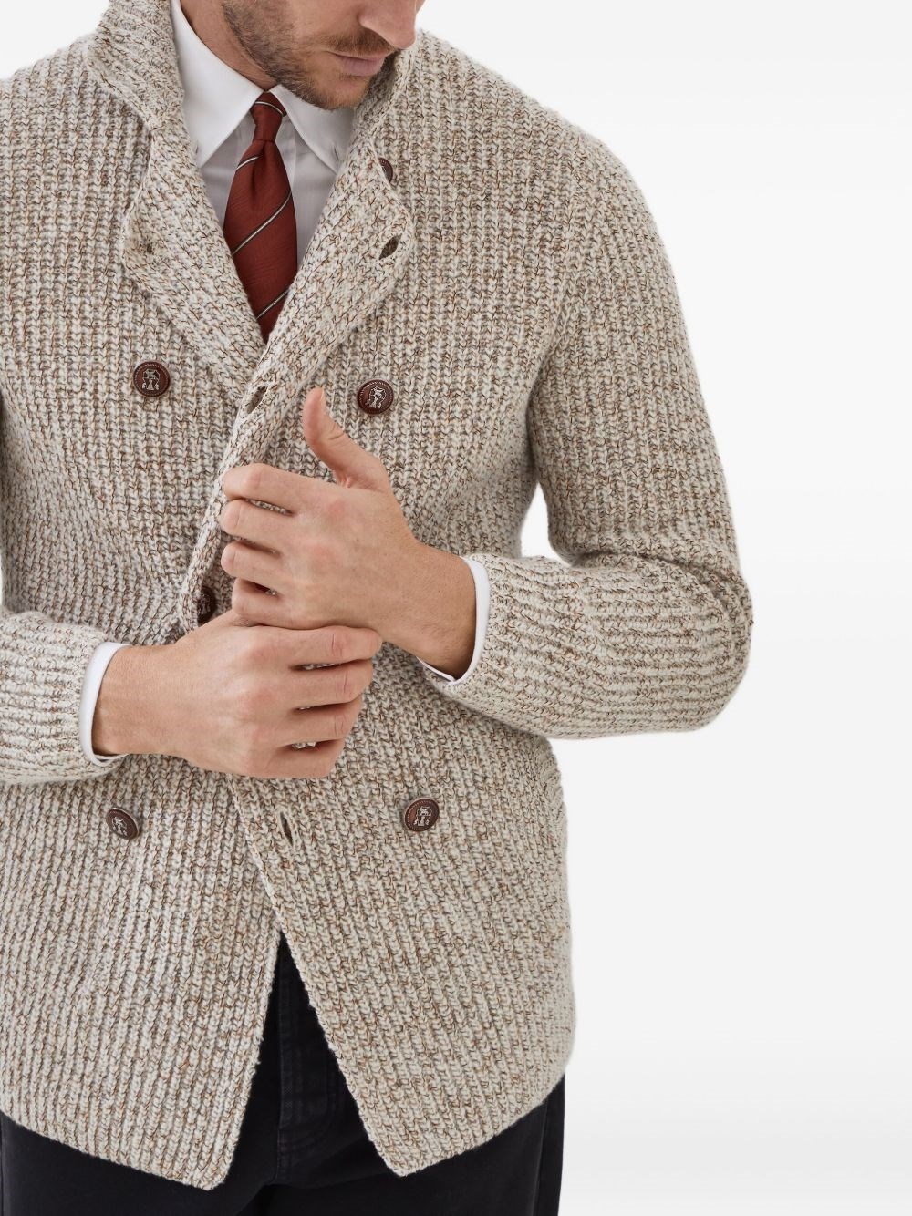 Wool and cashmere jacket - 5