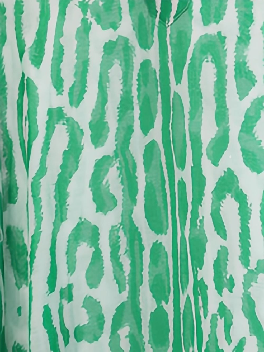 leopard print silk top - 3