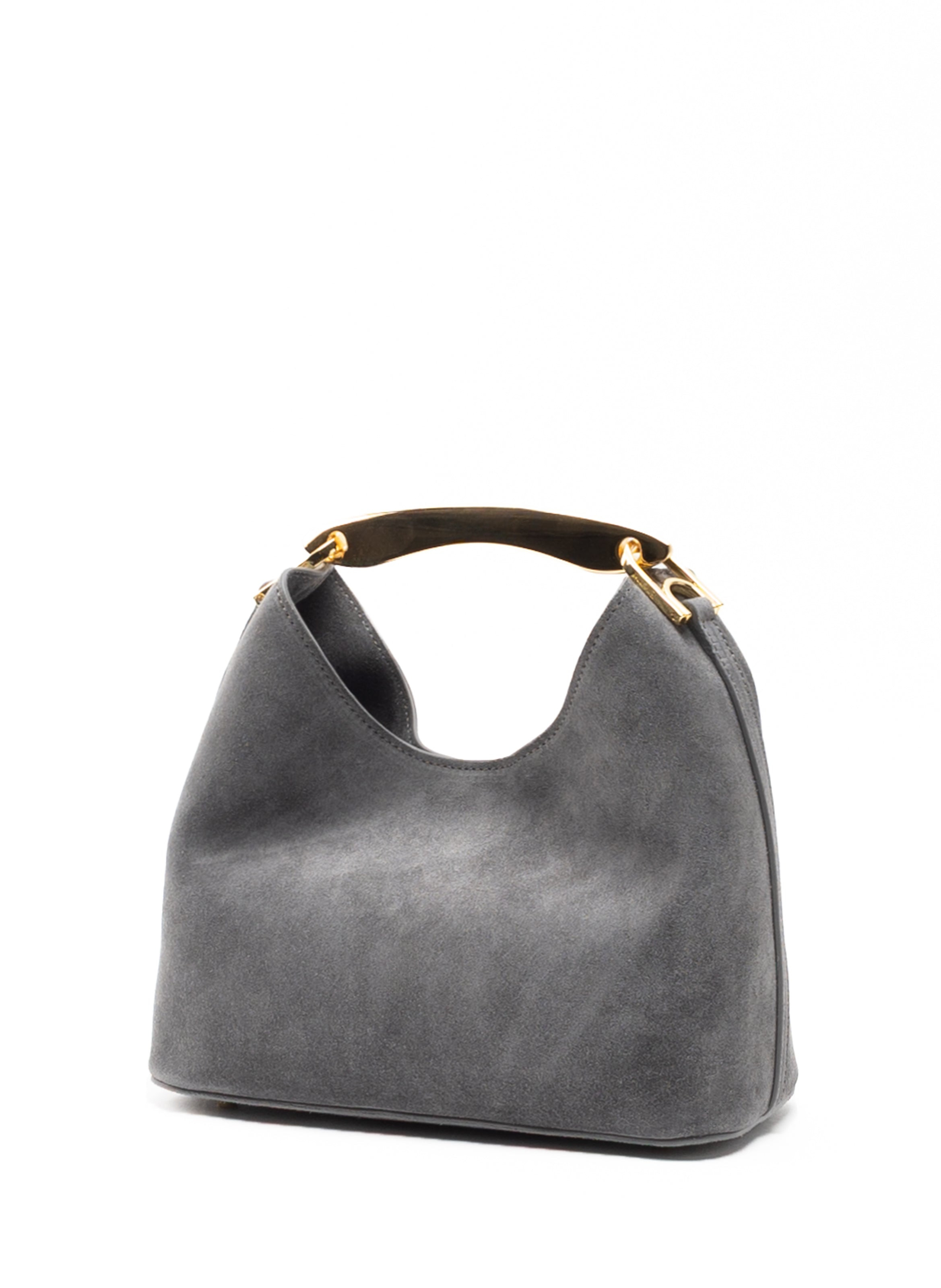 Small Boomerang Suede Grey - 2