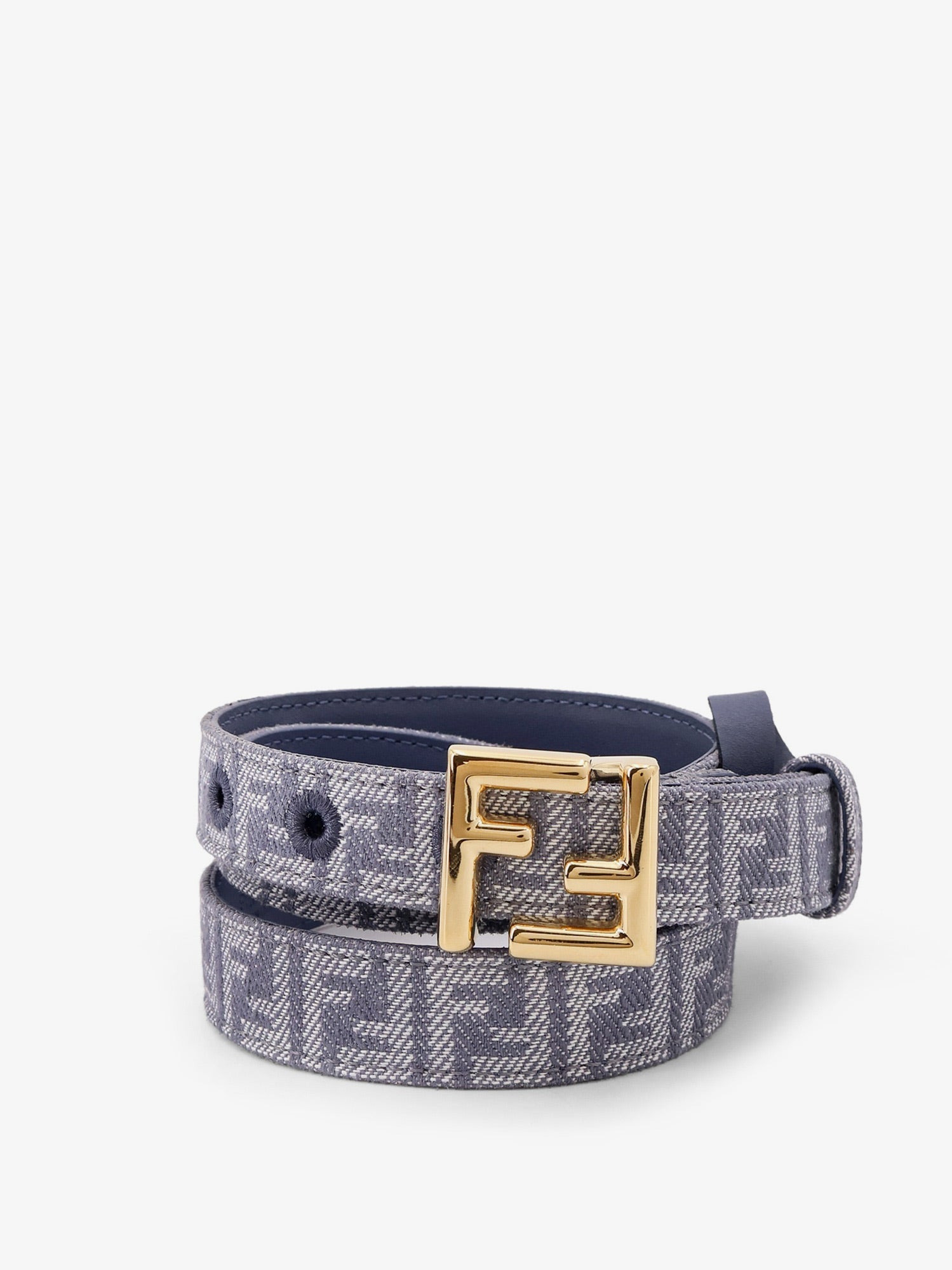Fendi Jacquard Ff Fabric Belt - 3