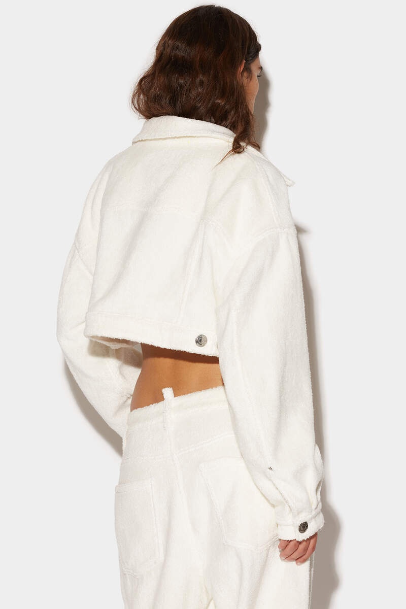 CROPPED TOWEL JACKET - 2