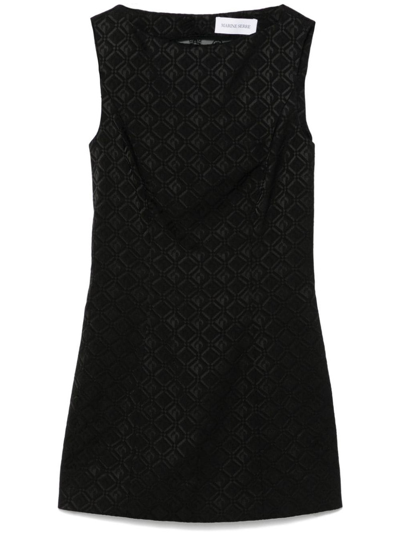 Moon Diamond-jacquard mini dress 1