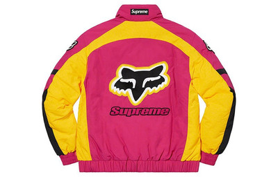Supreme Supreme Fox Racing Puffy Jacket 'Pink Yellow Black' SUP-FW20-180 outlook