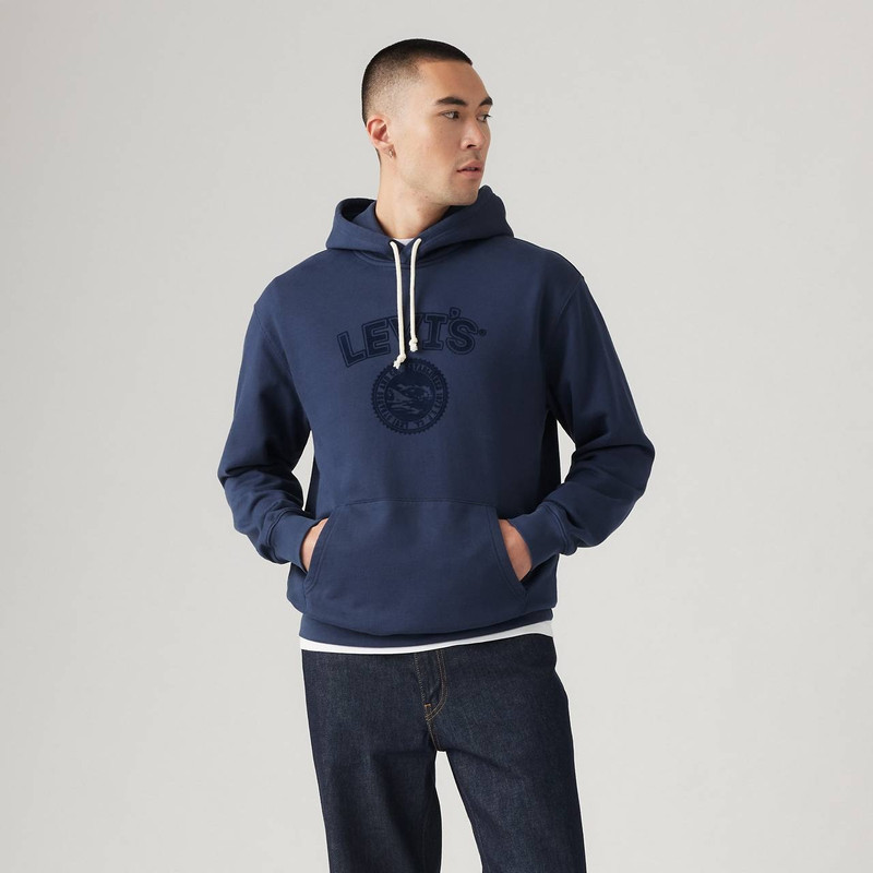 RELAXED FIT GRAPHIC HOODIE SWEATSHIRT 2