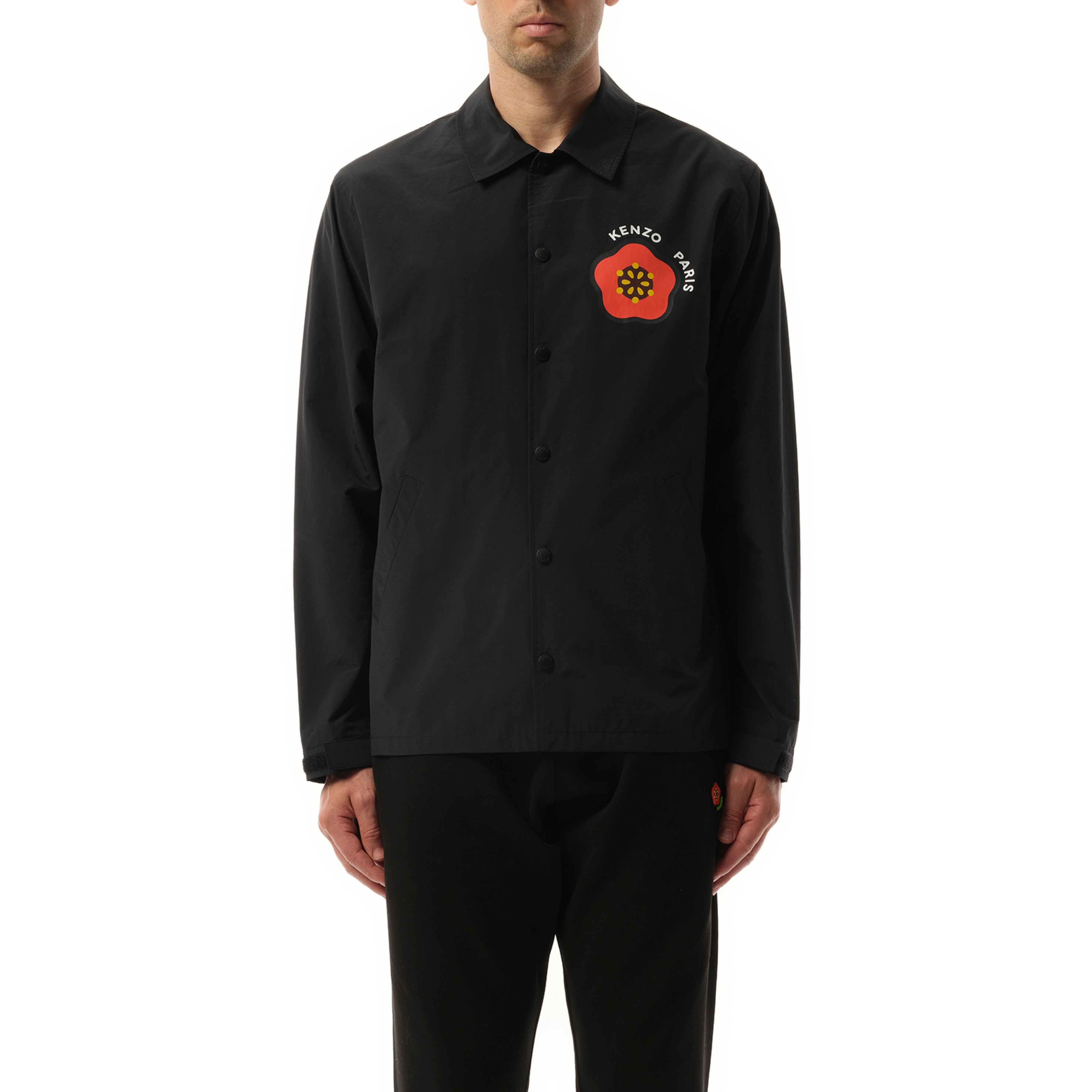 Kenzo Pop Light Coach Jacket in Black - 1