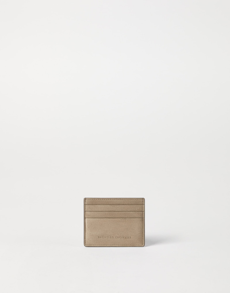Suede card case 1