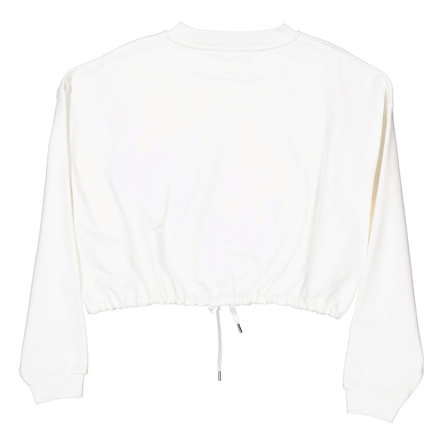 Marni White Drawstring Jersey Sweatshirt - 7
