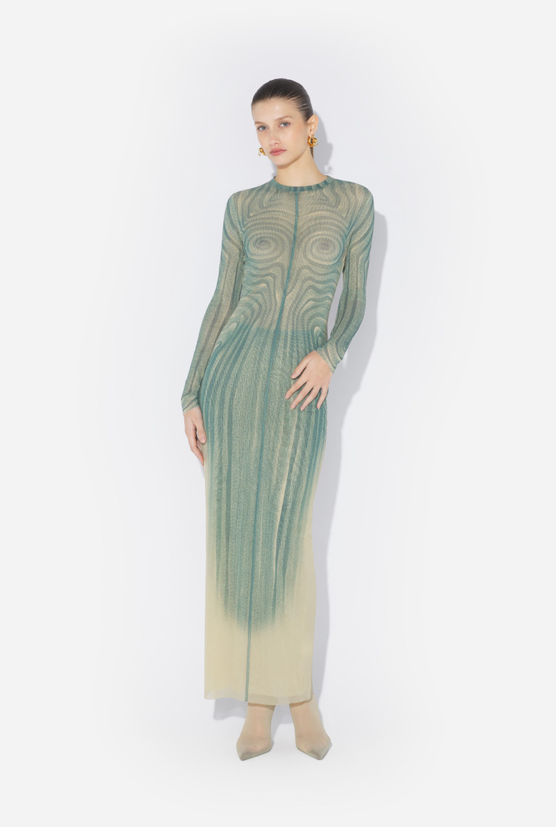 THE LONG BLUE “SPIRALE” DRESS 1