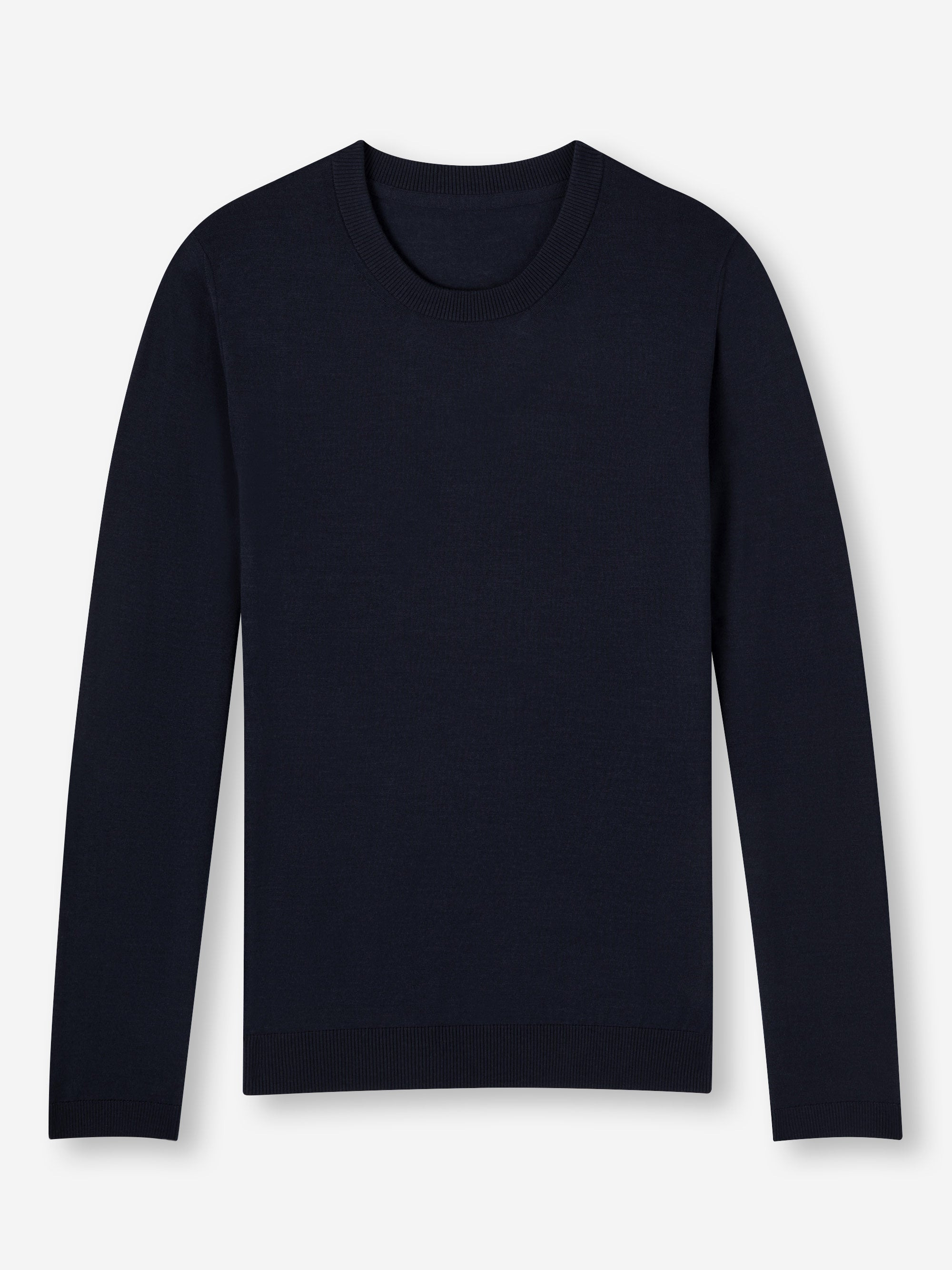 Men's Sweater Orson Merino Wool Navy - 2