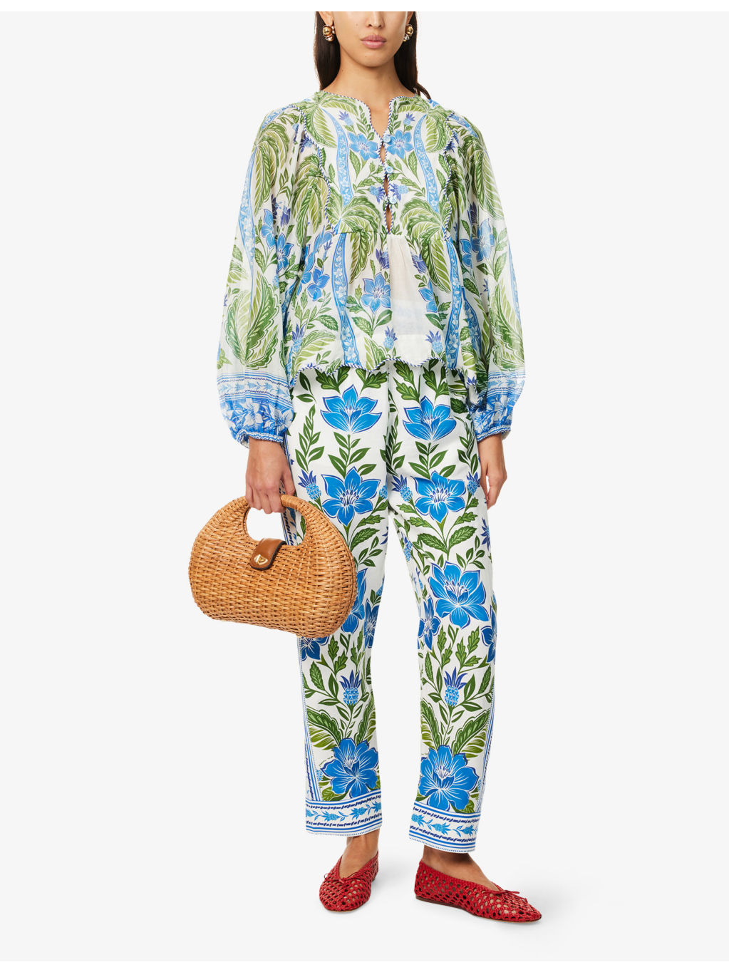 Tropicance Drawstring Linen-Blend Trousers - 2