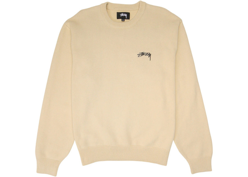 Stüssy Stussy Care Label Sweater Natural outlook